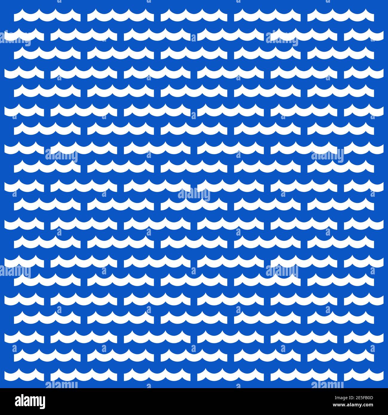 Seamless pattern of water wave design template Stock Vector