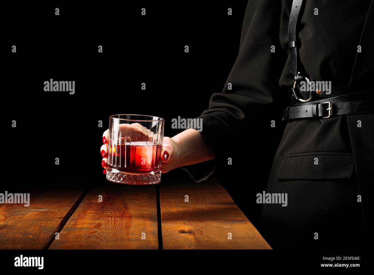 Female hand holding cocktail hi-res stock photography and images - Alamy