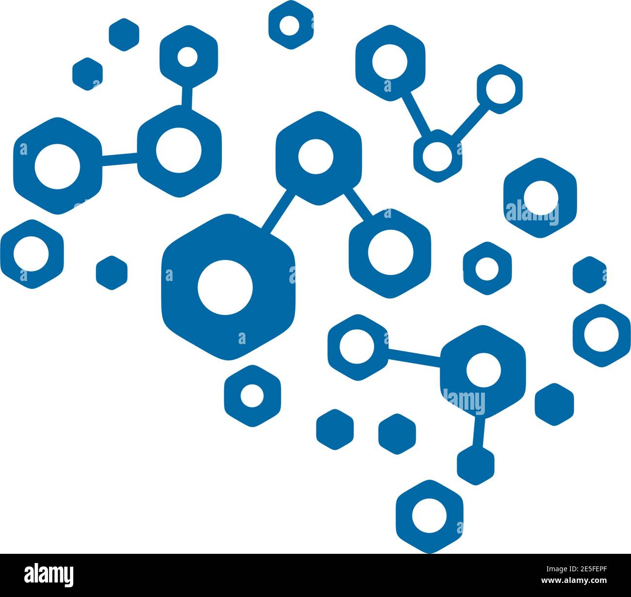 Brain illustration logo design vector template Stock Vector
