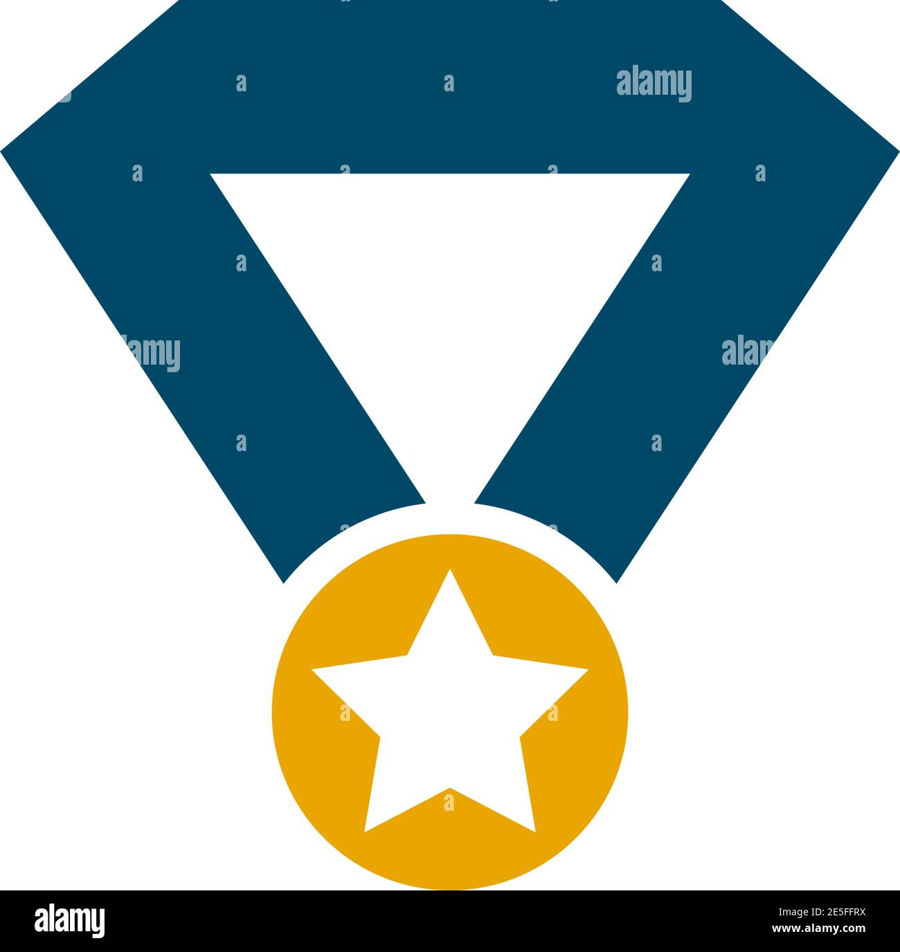Medal icon logo design vector illustration template Stock Vector