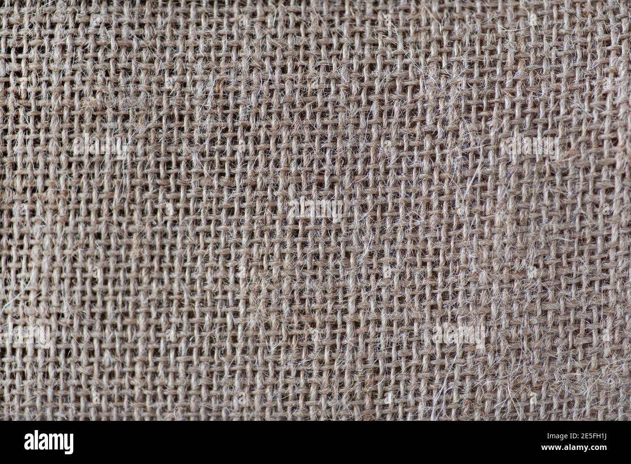 Close-up of a burlap texture Stock Photo
