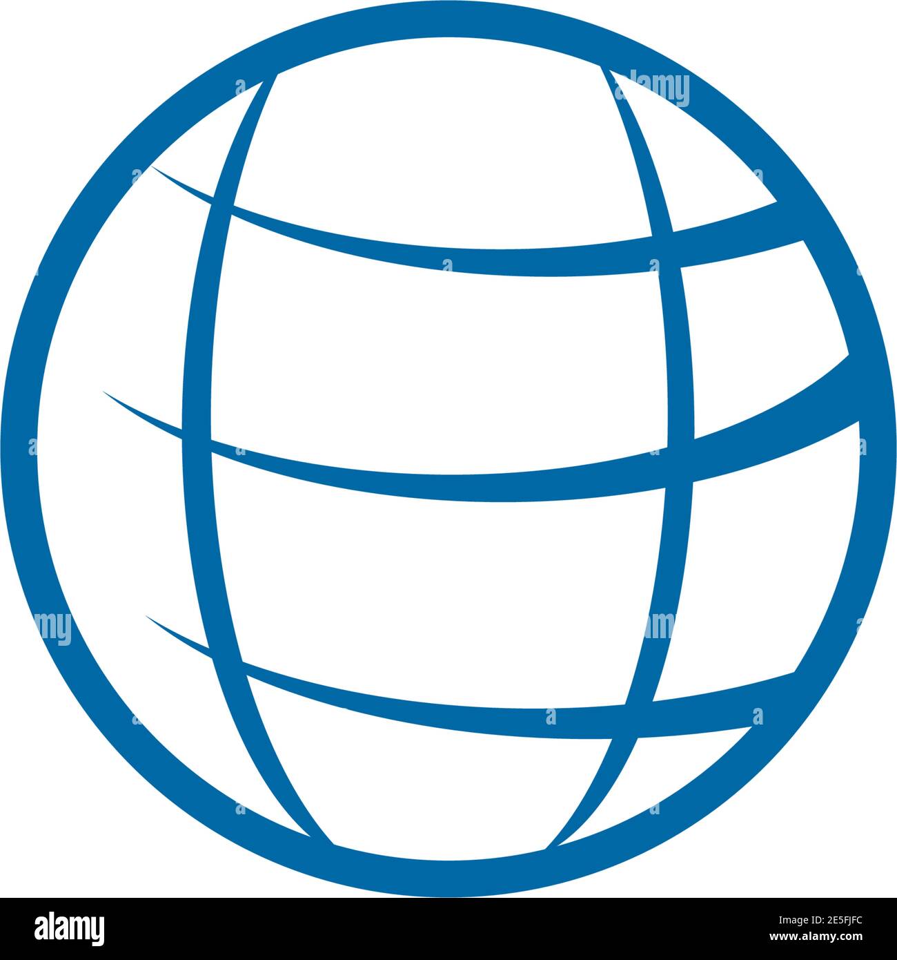 Globe icon logo design inspiration vector template Stock Vector Image ...