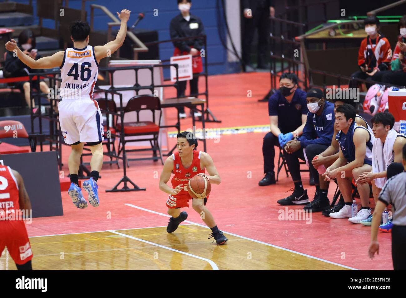Funabashi Arena, Chiba, Japan. 27th Jan, 2021. Chiba Jets