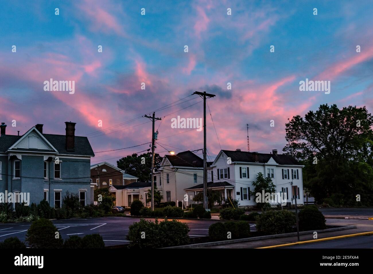 Bowling Green, Kentucky, USA June 22, 2017 Residential houses in