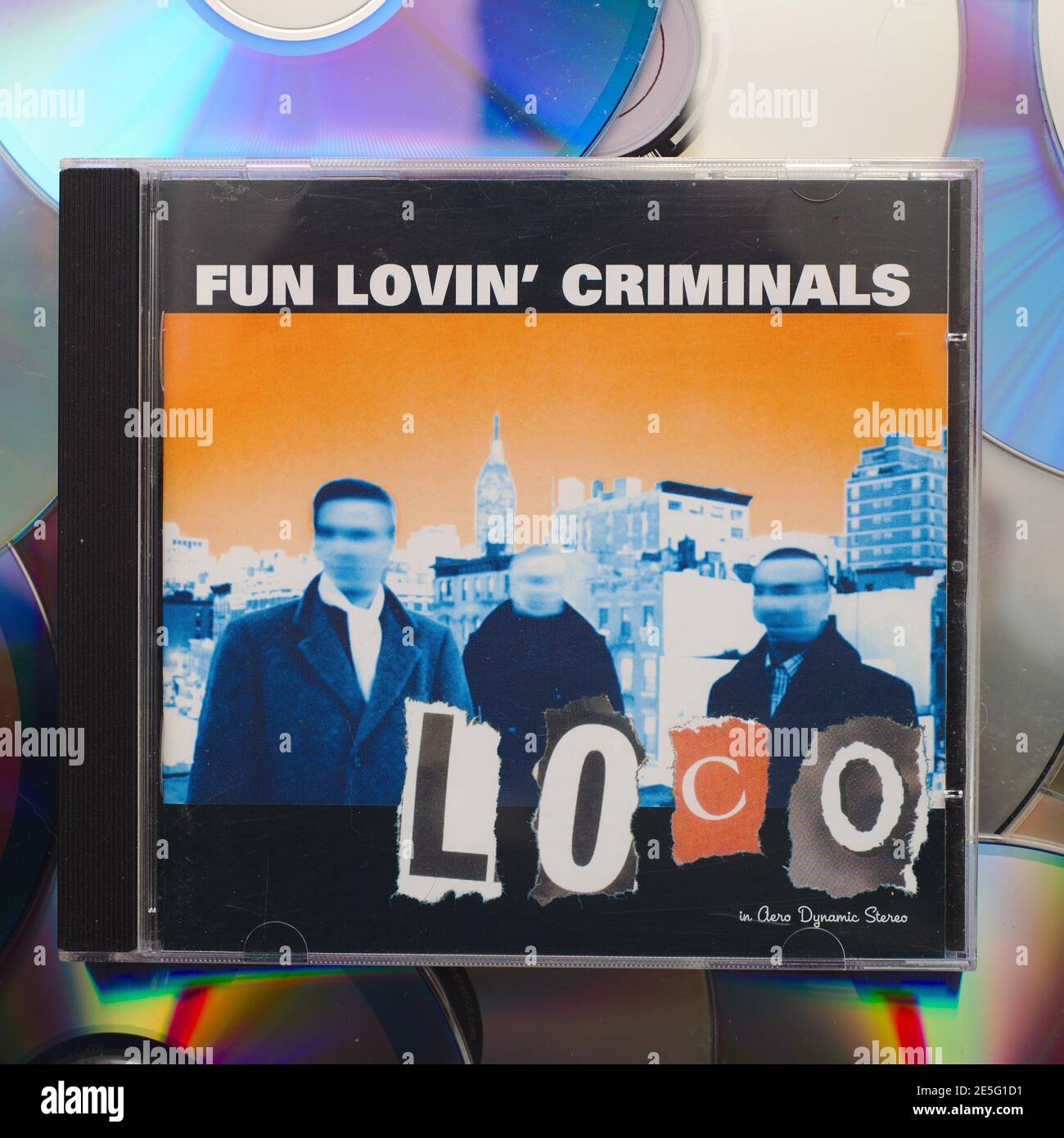 A copy of the Fun Lovin' Criminals album Loco on CD Stock Photo