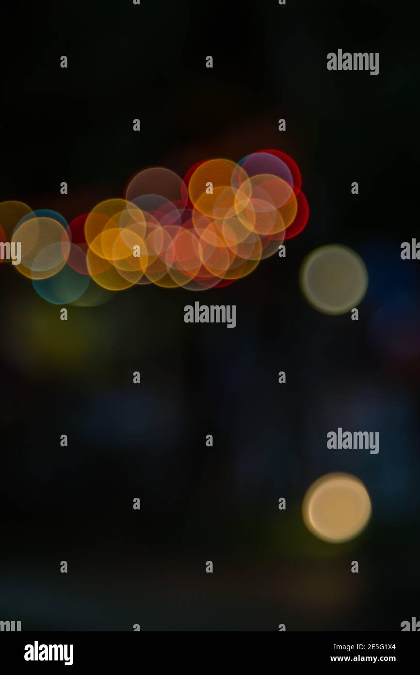Blurred abstract lights bokeh background Stock Photo - Alamy