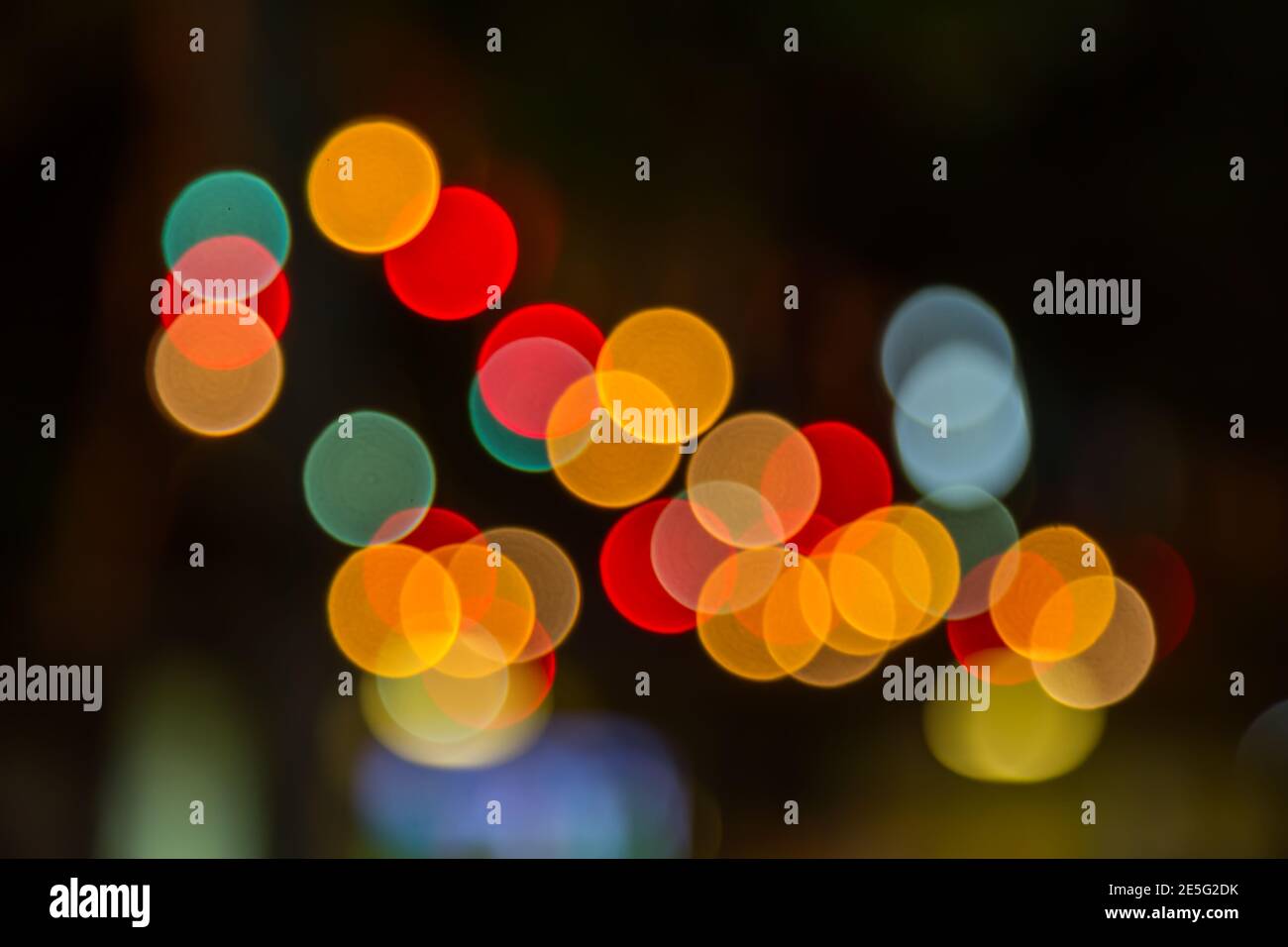 Blurred abstract lights bokeh background Stock Photo - Alamy