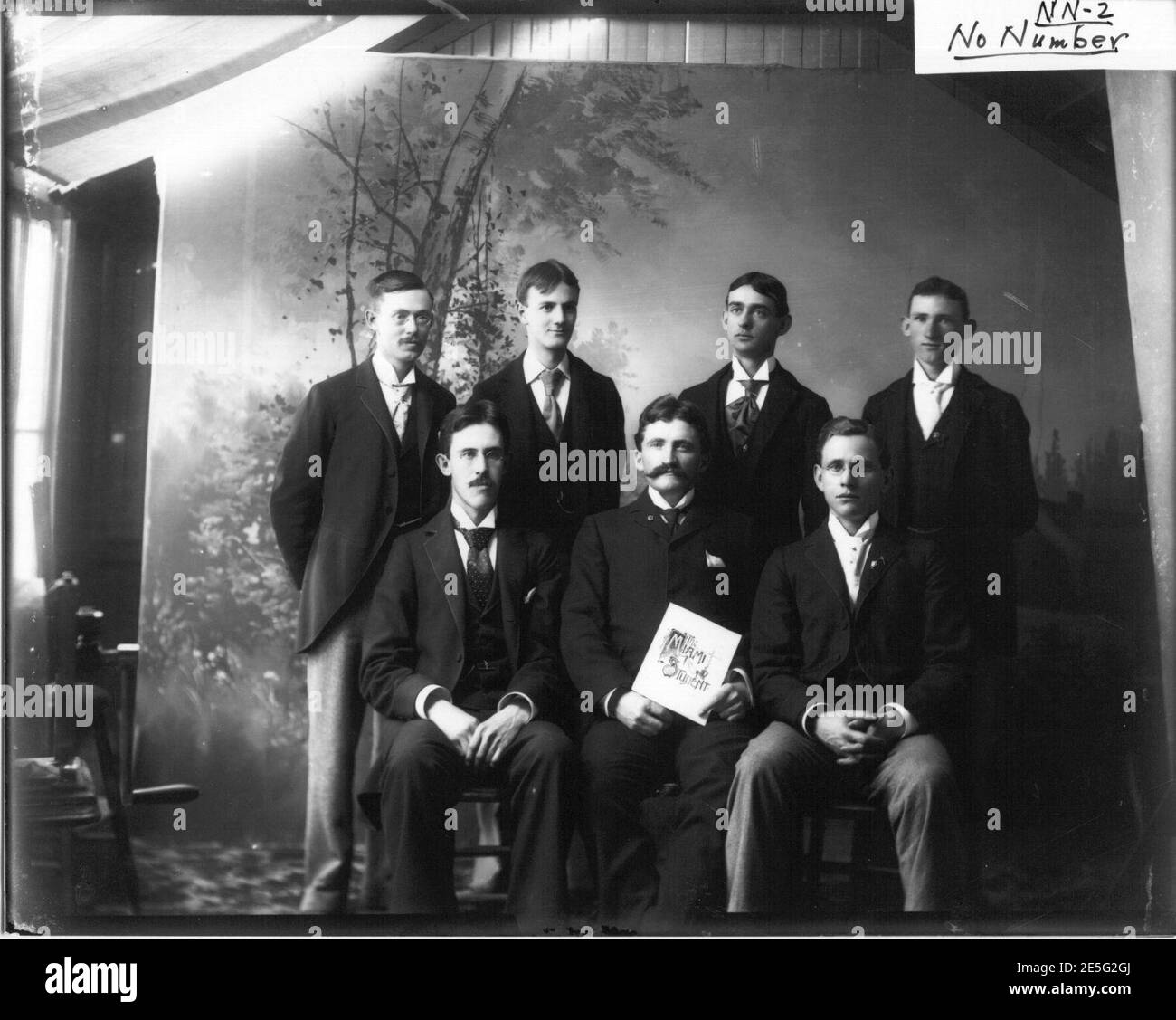 Miami Student newspaper staff in 1894 (3199648117 Stock Photo Alamy