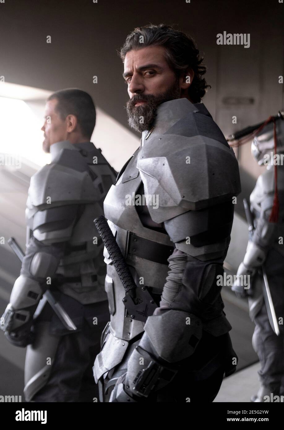 OSCAR ISAAC in DUNE (2021), directed by DENIS VILLENEUVE. Credit