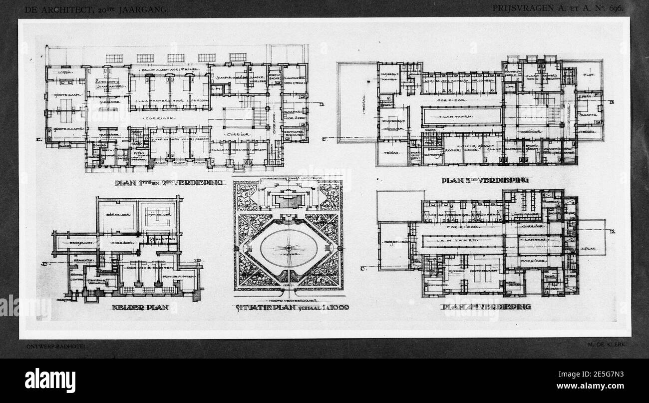 Michel de Klerk (18841923 Stock Photo Alamy