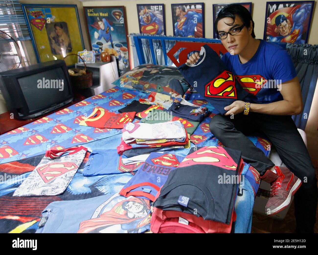 Superman Super Booth Adult Work Shirt 