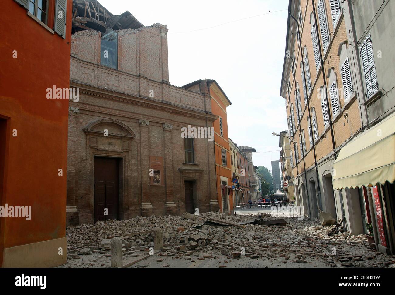 A Damaged Church Is Seen After An Earthquake In Finale Emilia May 20 2012 A Strong Earthquake Rocked A Large Swathe Of Northern Italy Early On Sunday Killing At Least Three People