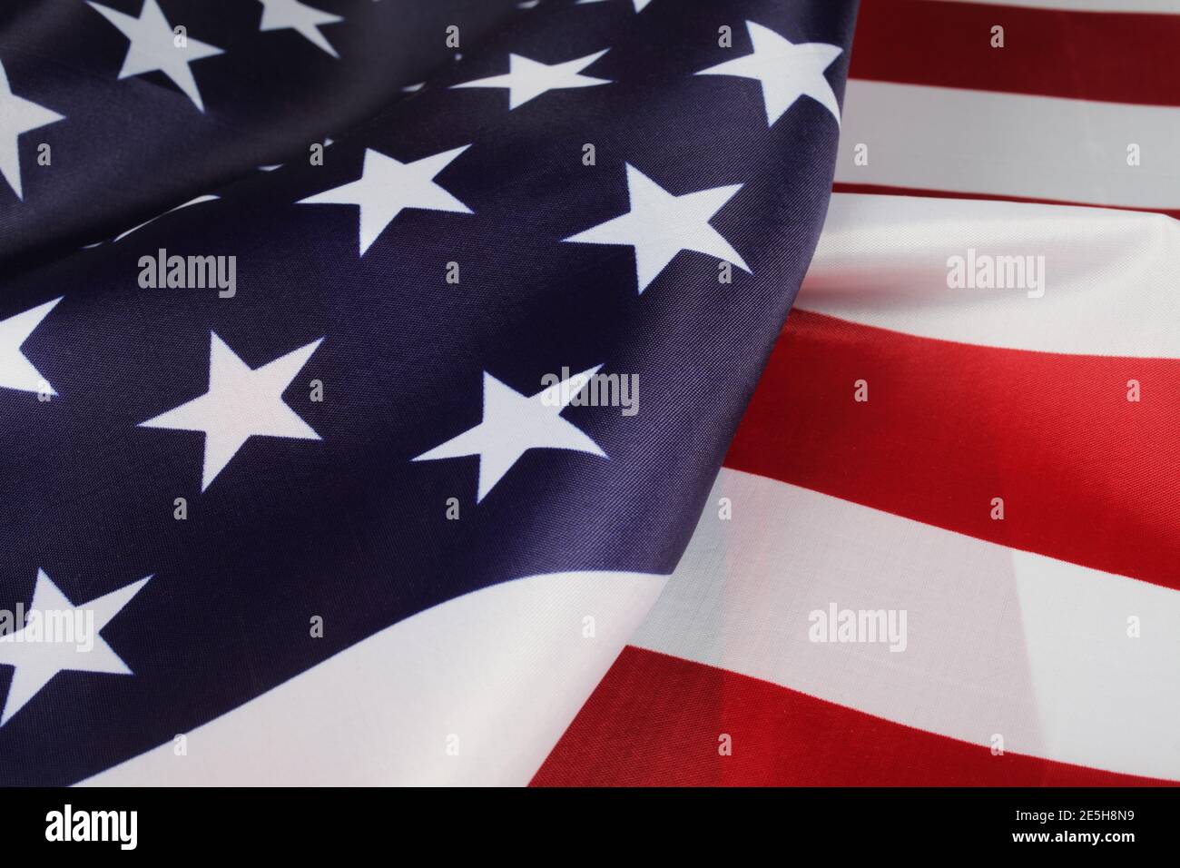 US state flag close-up, background. Stock Photo