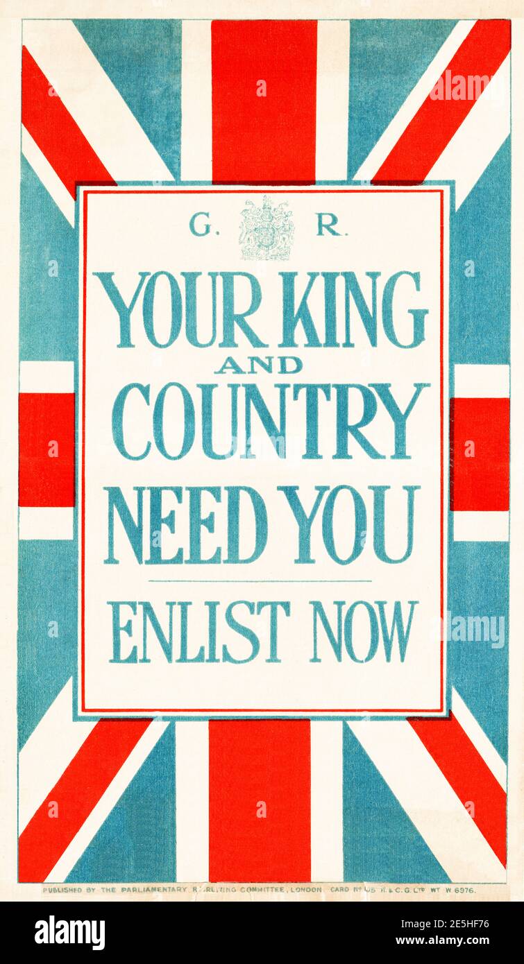 British world war recruitment hi-res stock photography and images - Alamy