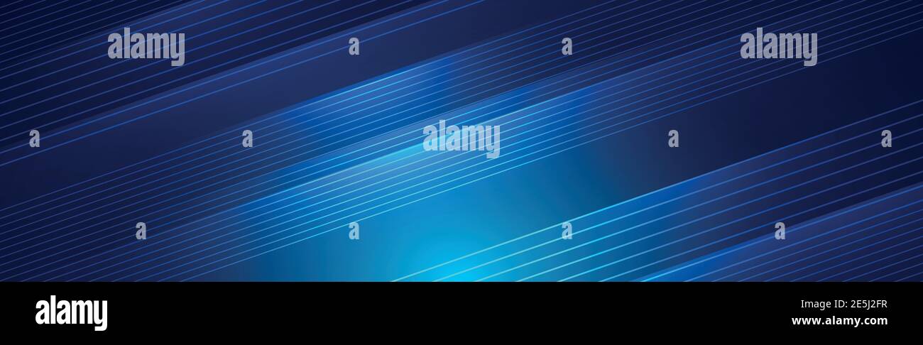 Abstract blue background with white lines - Vector illustration Stock ...