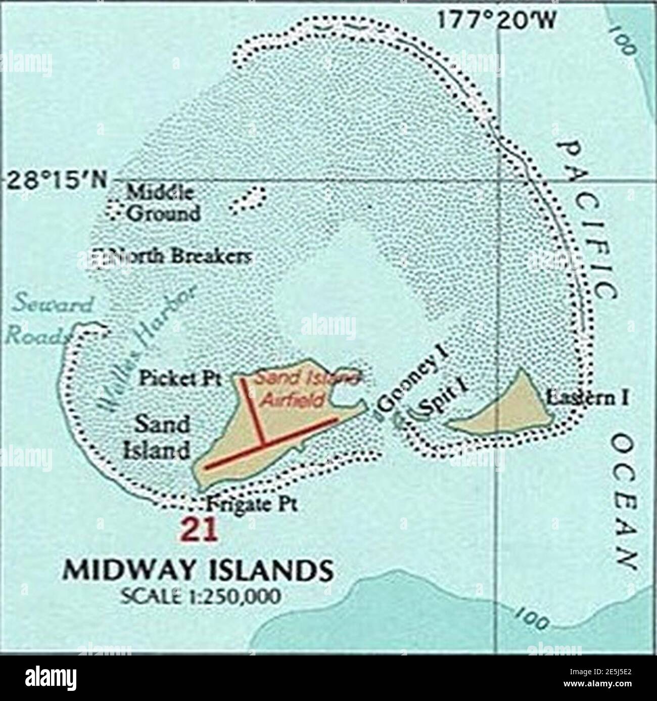 Midway Islands 2 Stock Photo Alamy