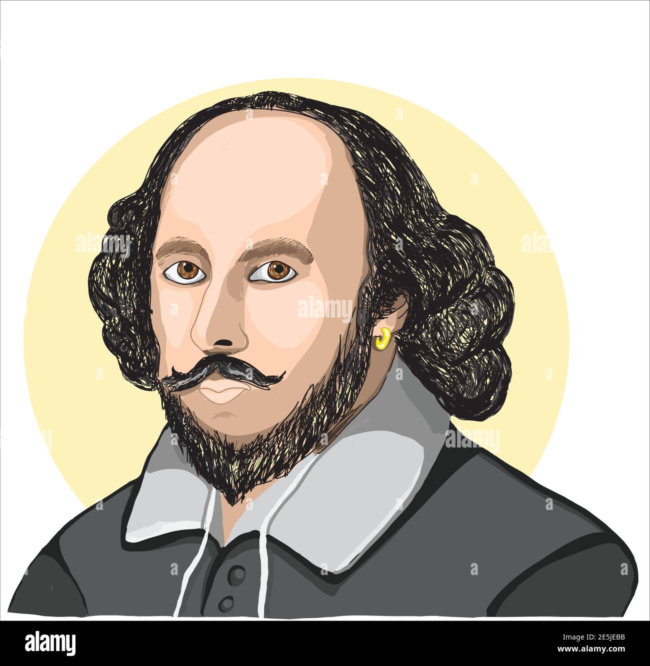 Shakespeare cartoon hi-res stock photography and images - Alamy