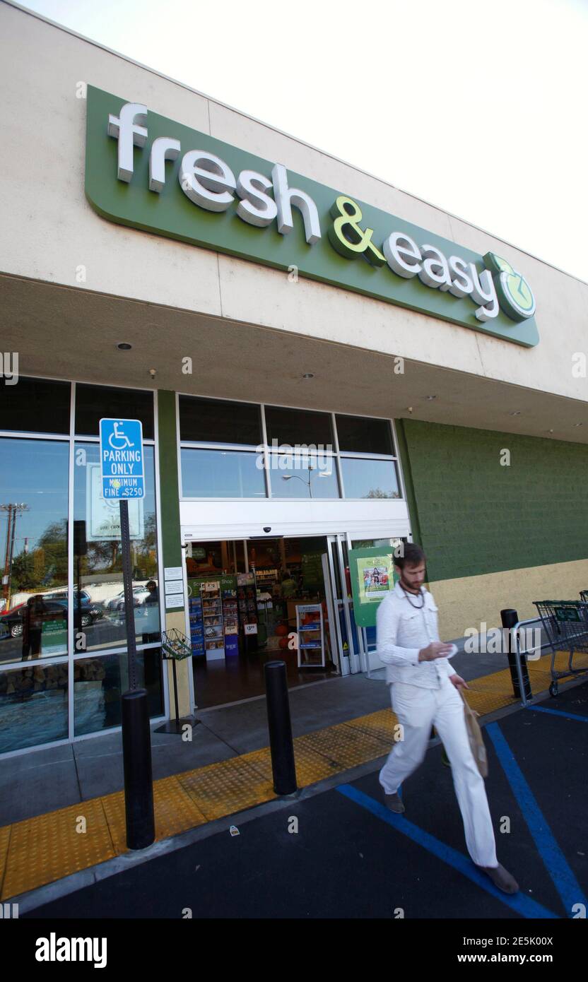 A Shopper Walks Out Of A Fresh Easy Store In Burbank California October 19 12 Tesco S Billion Pound Gamble To Crack The U S May Have Only Months To Run As Investors