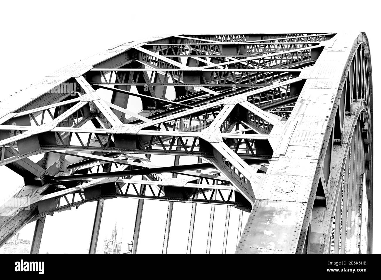 The iconic Tyne Bridge in Newcastle Upon Tyne, Tyneside, North East