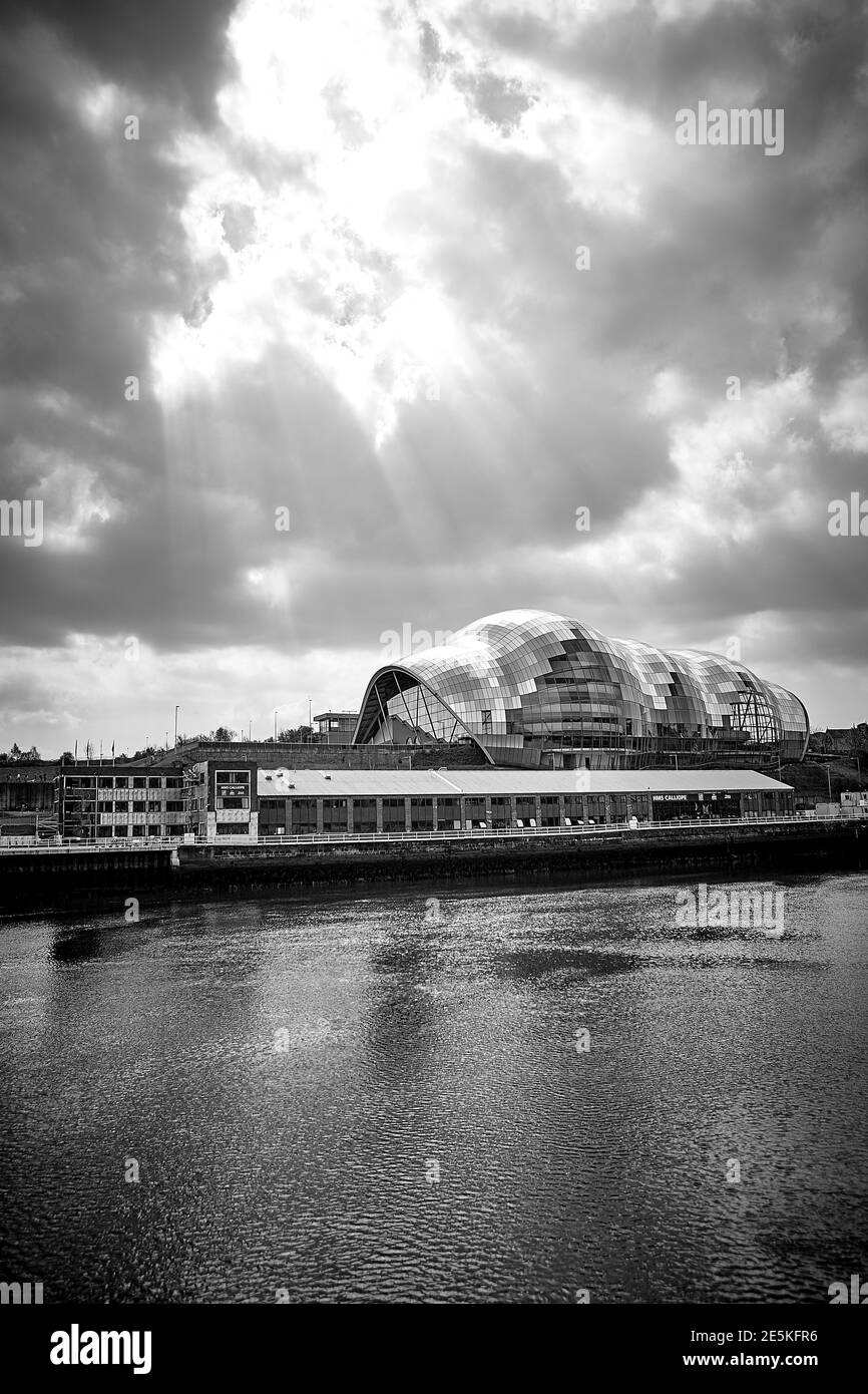 The Sage concert hall, Gateshead Quays, Newcastle upon Tyne, Tyneside, North East England, UK Stock Photo