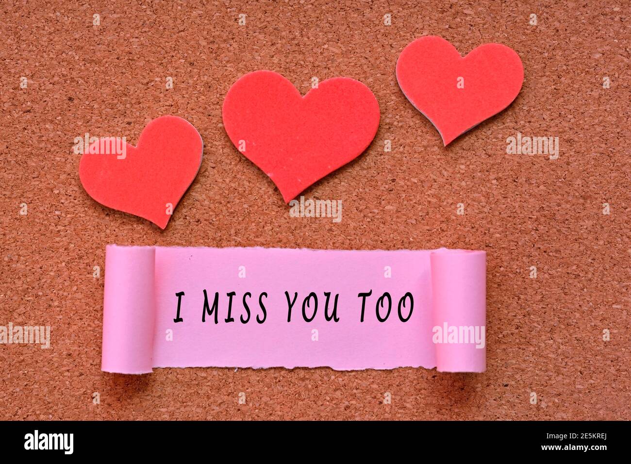 I miss you card hi-res stock photography and images - Alamy