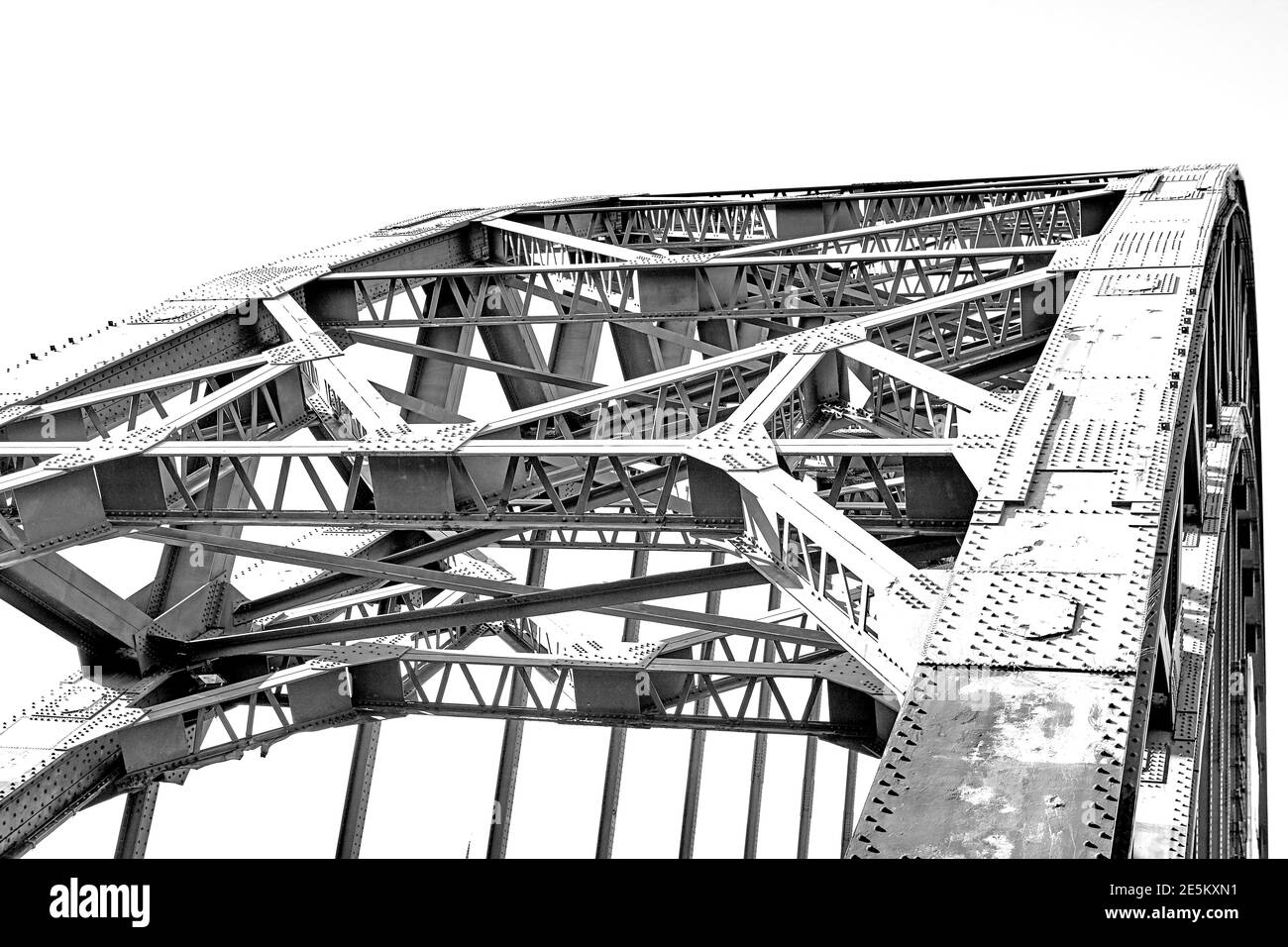 The iconic Tyne Bridge in Newcastle Upon Tyne, Tyneside, North East