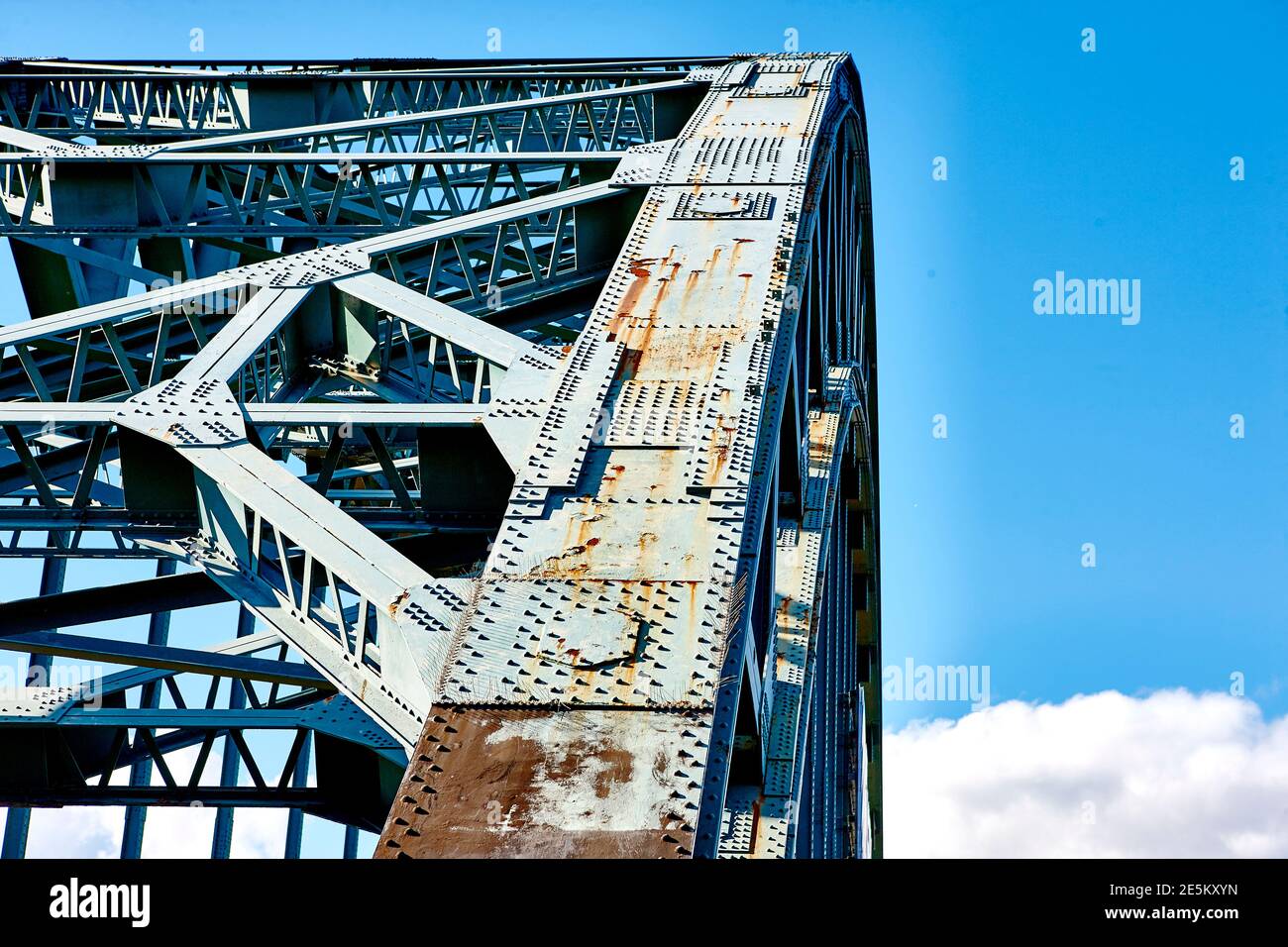 The iconic Tyne Bridge in Newcastle Upon Tyne, Tyneside, North East