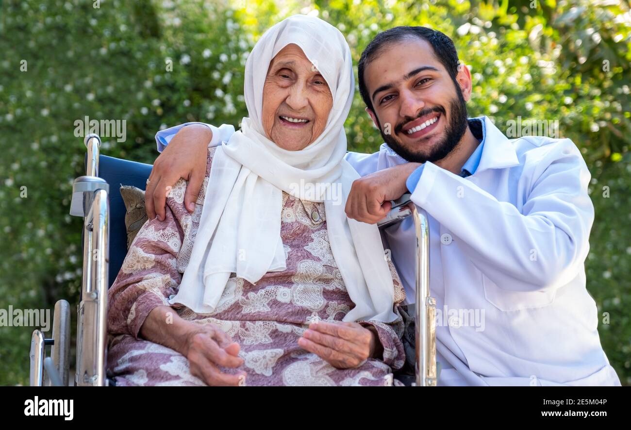 Taking care of people with disabilities Stock Photo Alamy