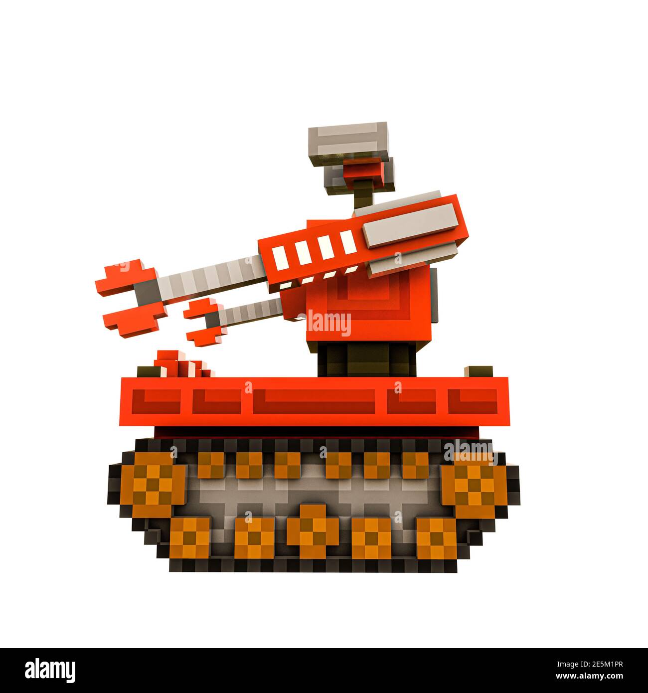 robot icon isolated on white background 3d illustration Stock Photo - Alamy