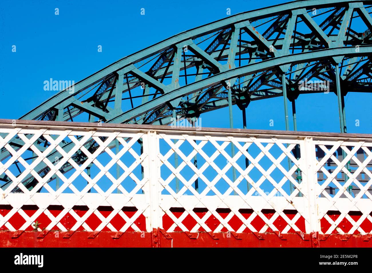 The iconic Tyne Bridge in Newcastle Upon Tyne, Tyneside, North East England, UK Stock Photo