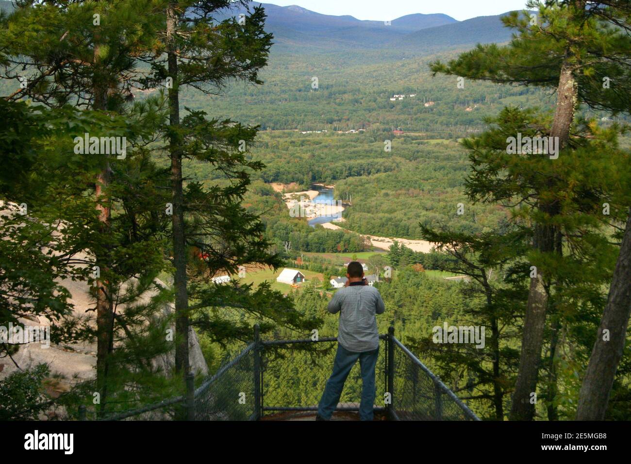 Cathedral Ledge, New Hampshire State Park, USA Stock Photo