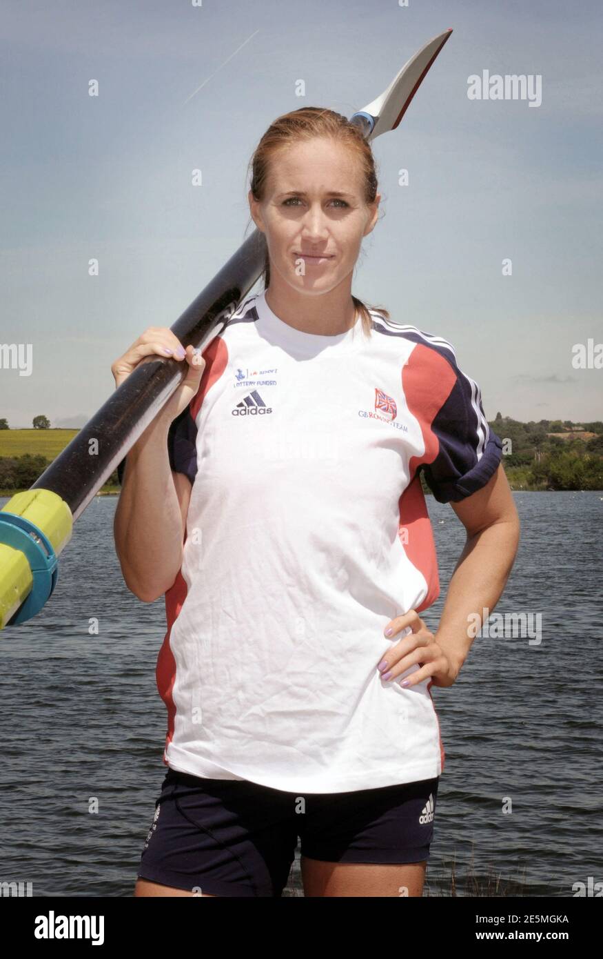 Pinsent-Redgrave Rwoing Centre, River Thames, Reading, United Kingdom. 07 June 2013. Helen Glover at a GB Rwoing photo-call. in 2021 she announced her return to rowing to compete at the Tokyo 2021 Olympic Games. © Tim Redgrove Stock Photo