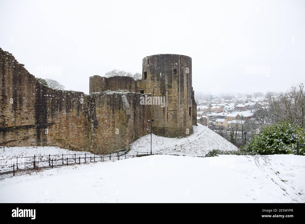 Barnard Castle, Teesdale, County Durham, UK. 28th January 2021. UK
