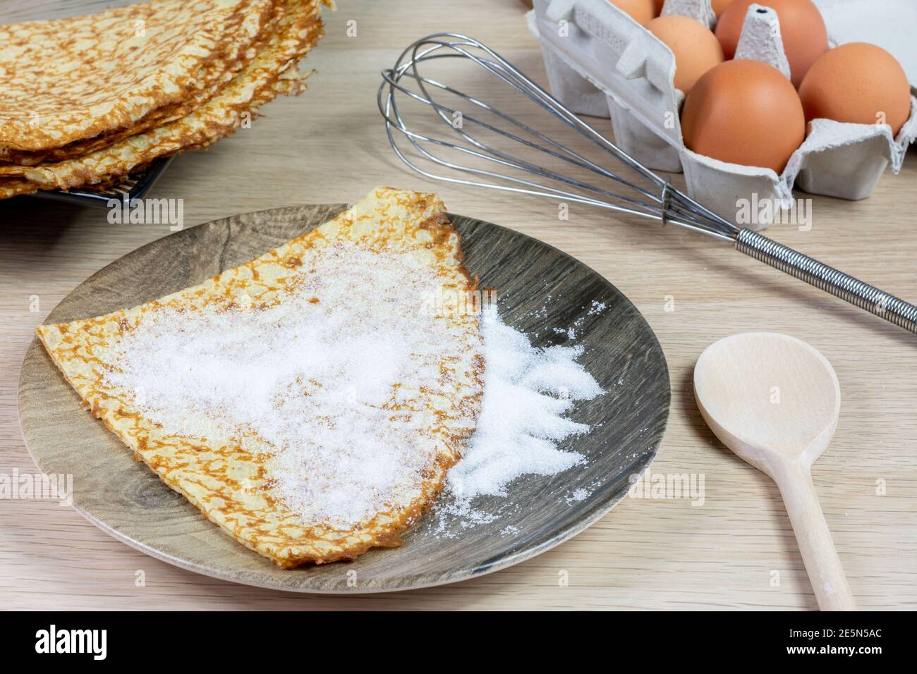 Pancakes for Candlemas Stock Photo Alamy