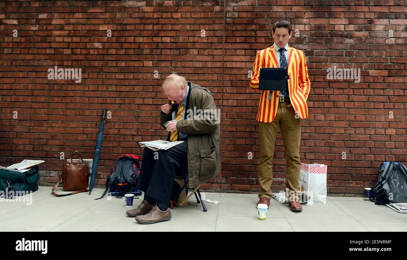 Lords Cricket Ground Members High Resolution Stock Photography And Images Alamy