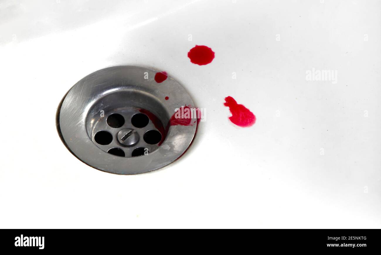 Bloody bathroom sink hi-res stock photography and images - Alamy