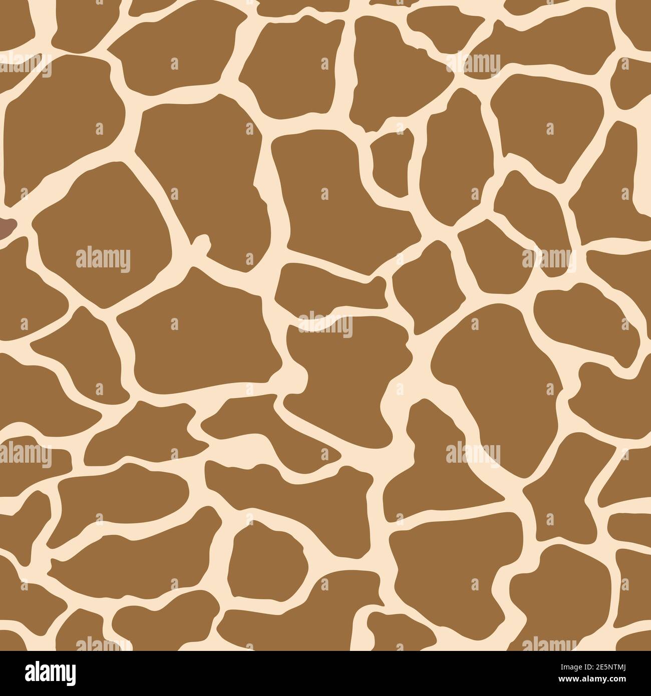 Seamless Repeating Giraffe Pattern. Perfect for kinds clothing print, wallpapers, background etc. Stock Vector