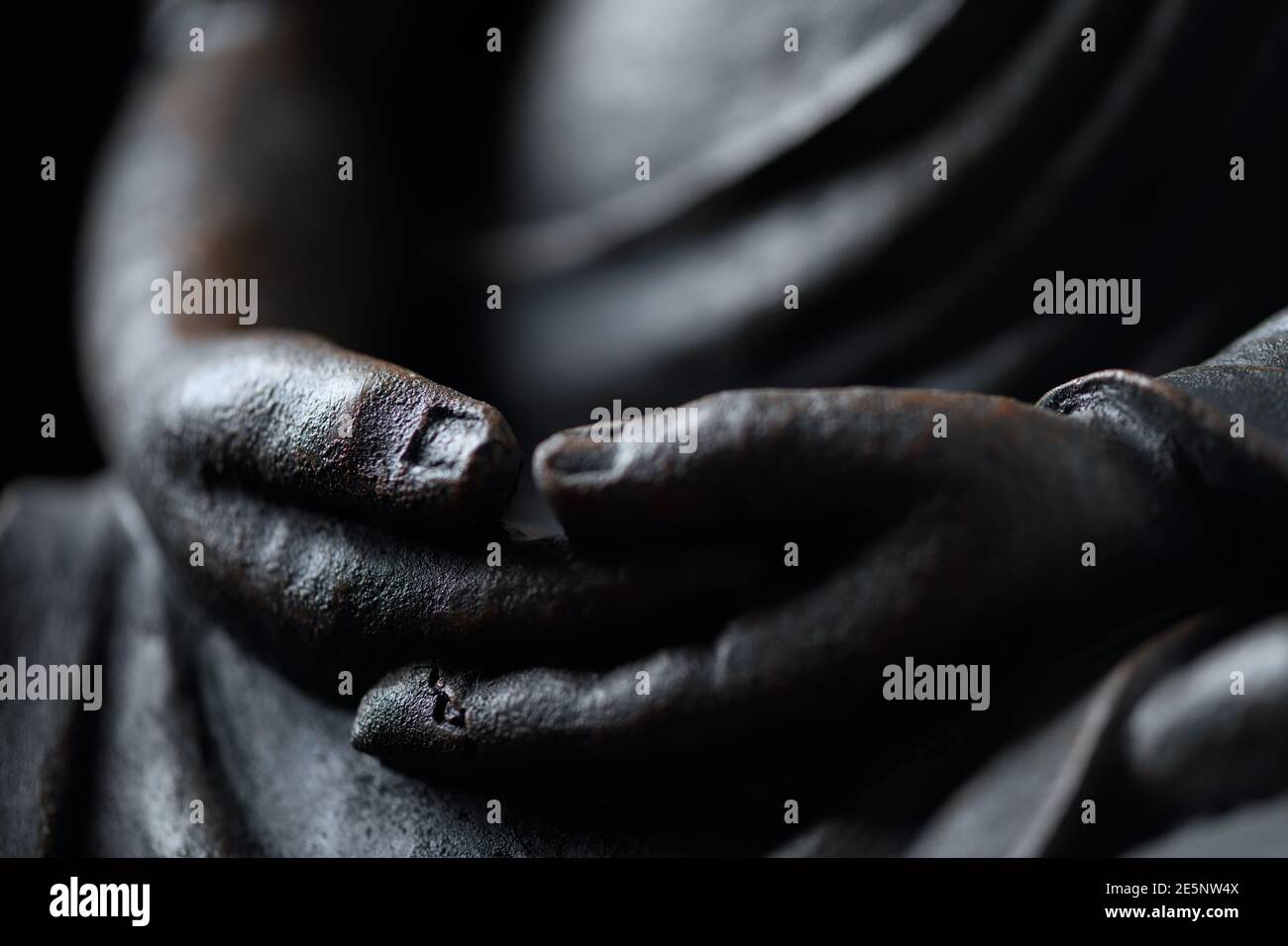 Buddha Folded Hands High Resolution Stock Photography and Images - Alamy
