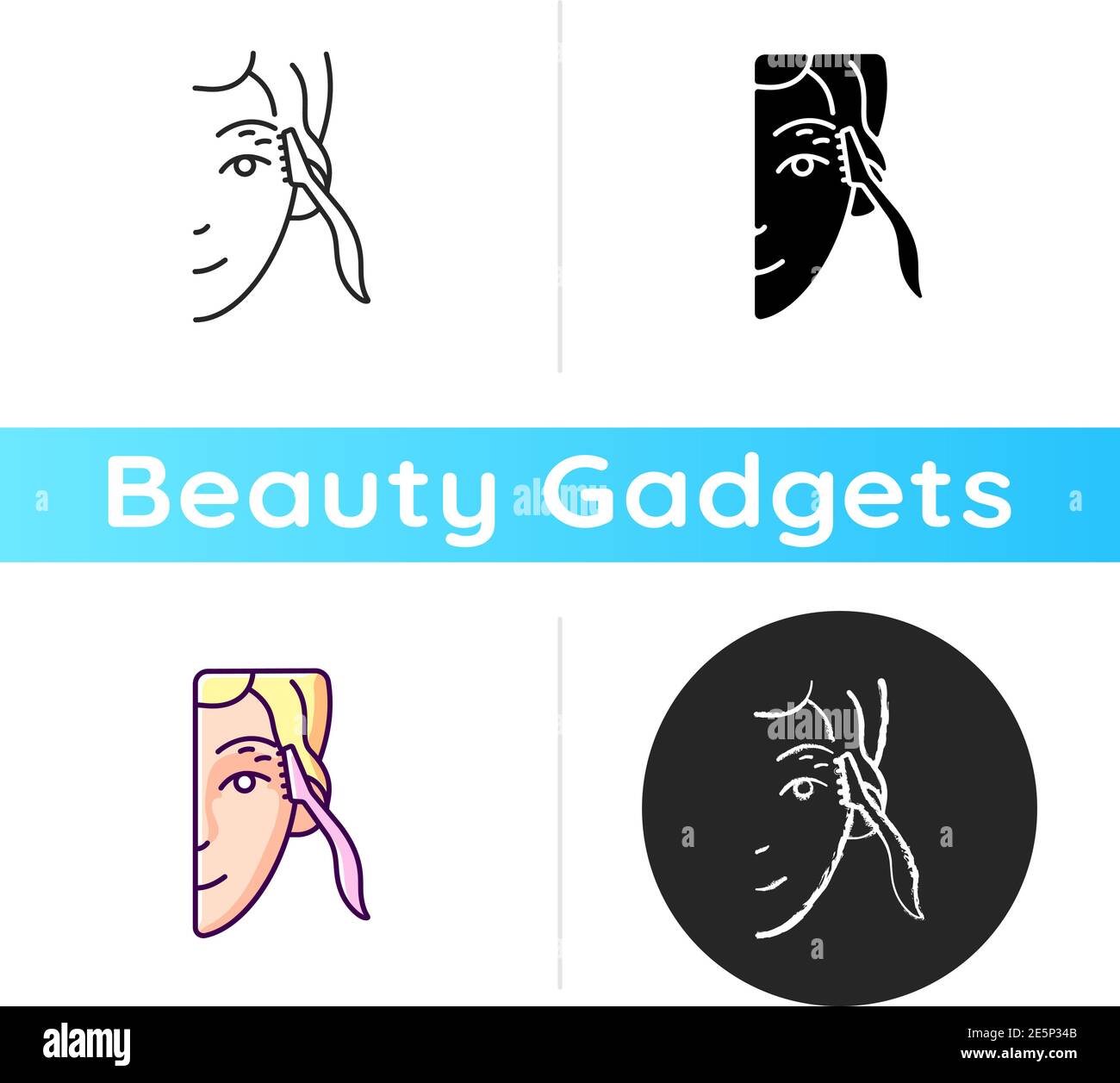 Eyebrow razor icon Stock Vector Image & Art - Alamy