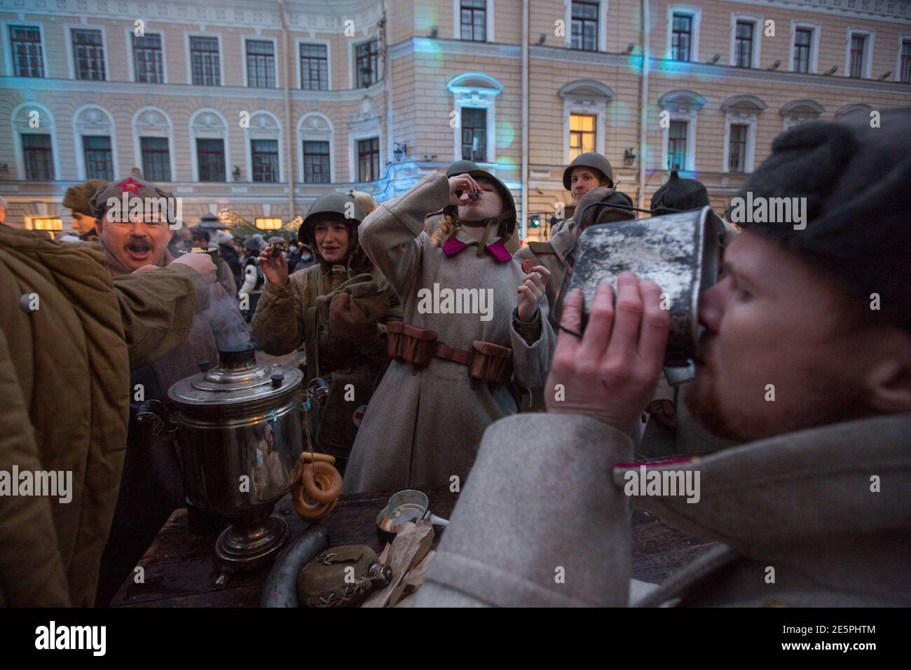 St. Petersburg, Nazi troops on Sept. 8. 27th Jan, 1944. Participants