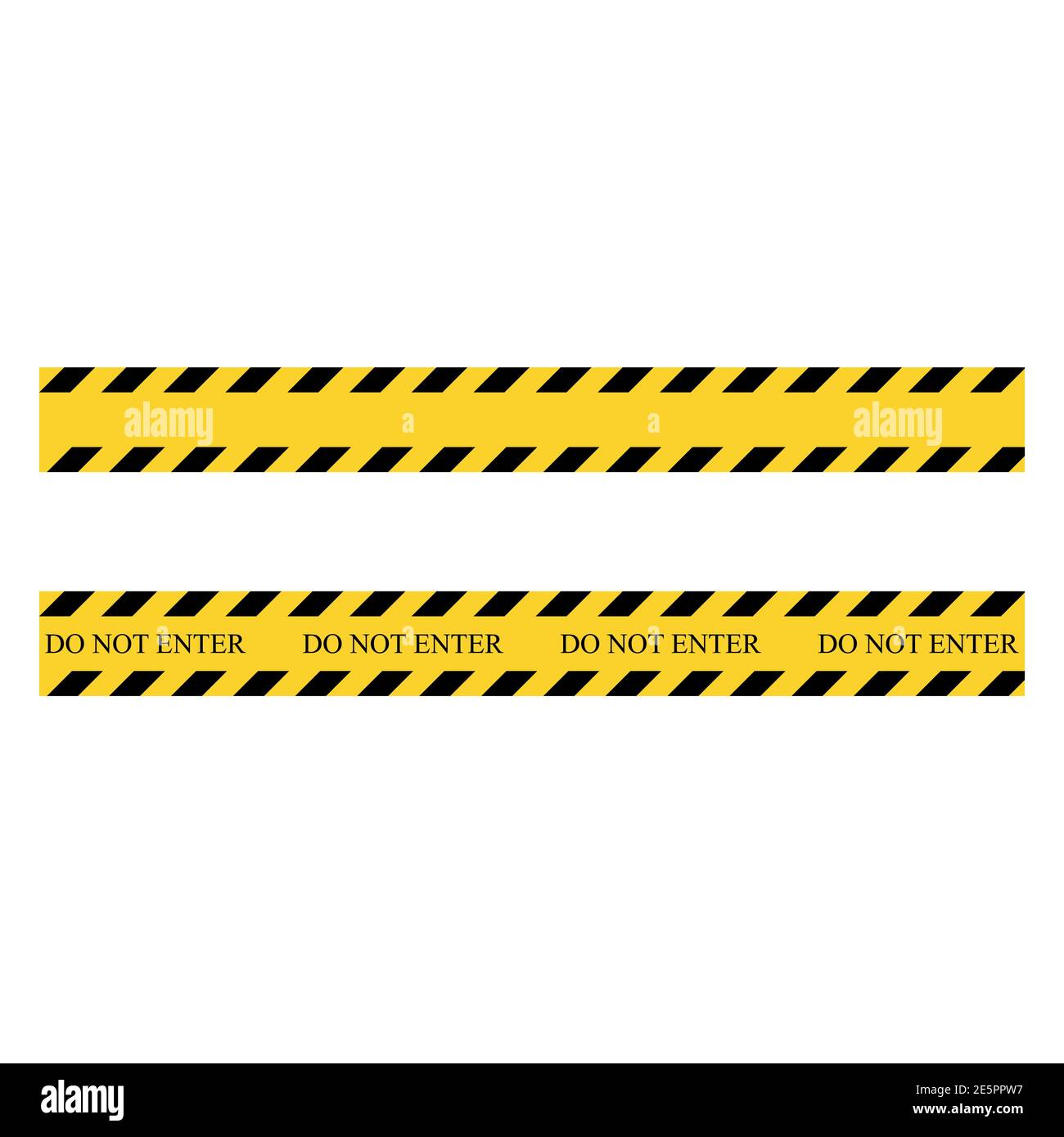 Black and yellow warning tape Stock Vector Images Alamy