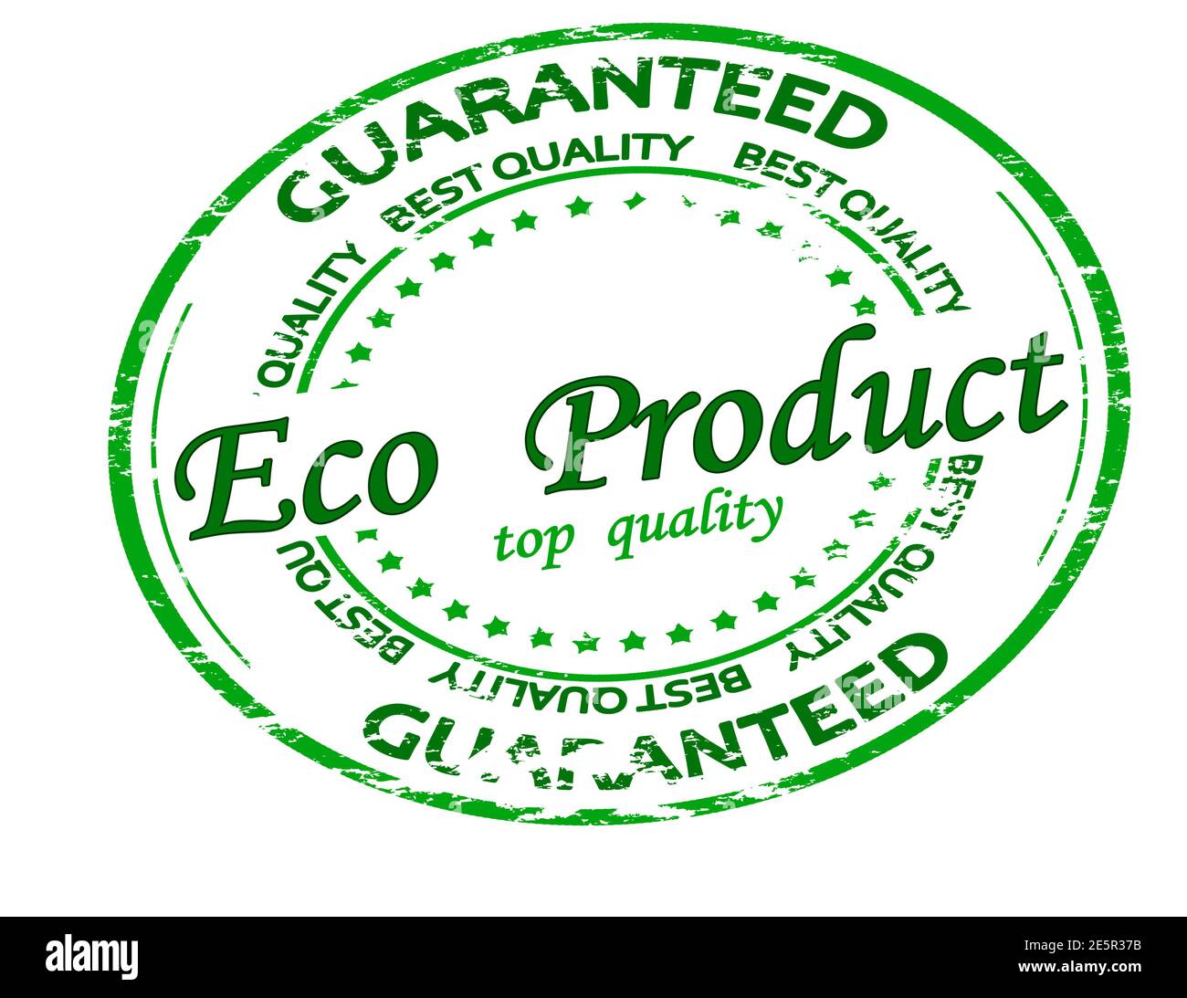 Rubber stamp with text eco product inside, vector illustration Stock Photo