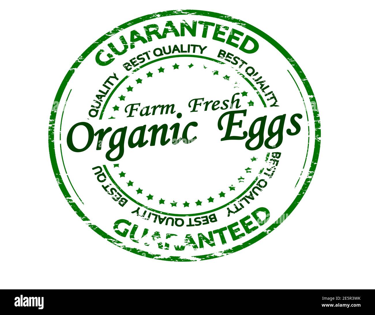 Rubber stamp with text organic eggs inside, vector illustration Stock Photo
