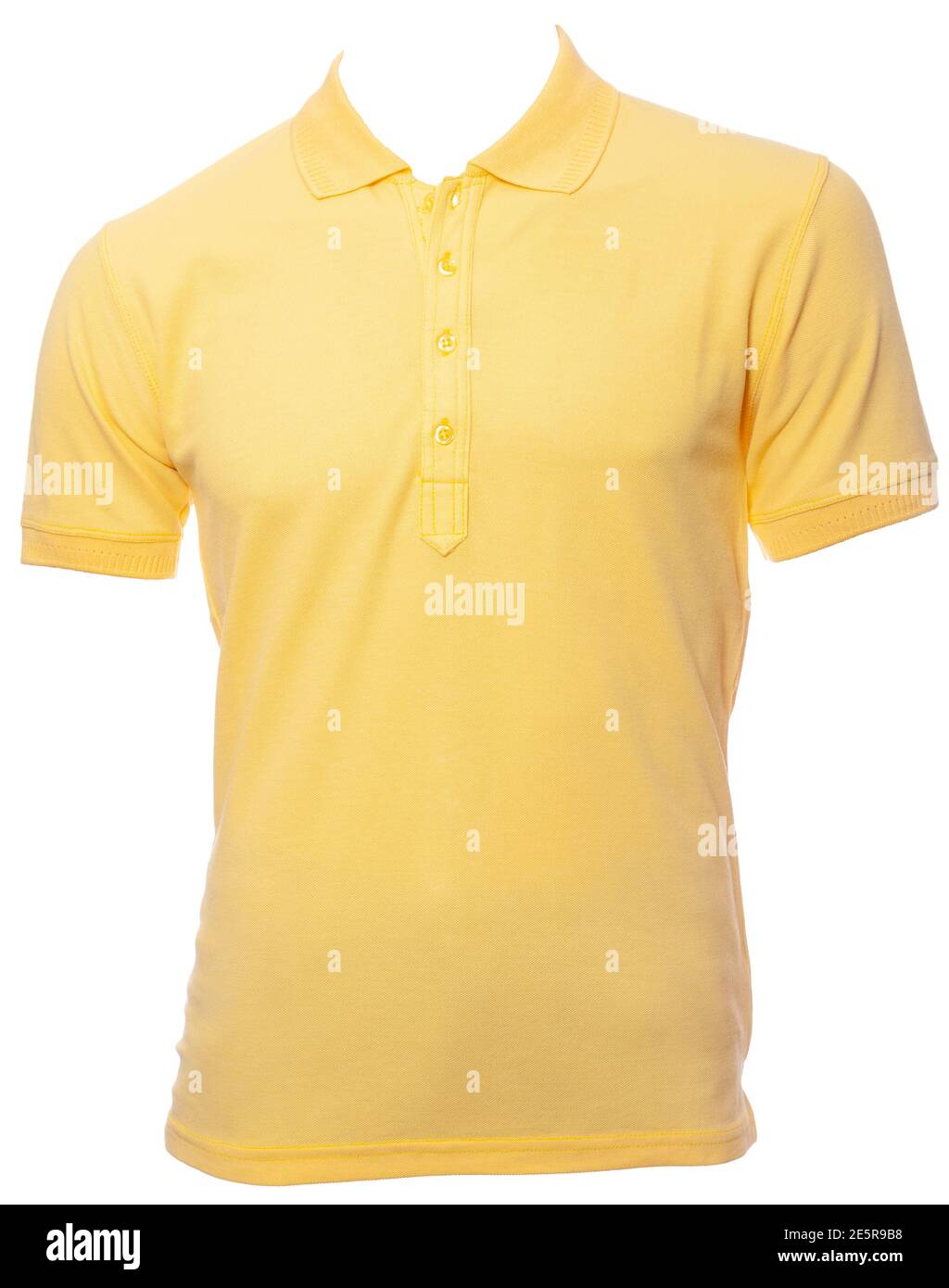 JRB Pique Short Sleeved Polo - Mellow Yellow