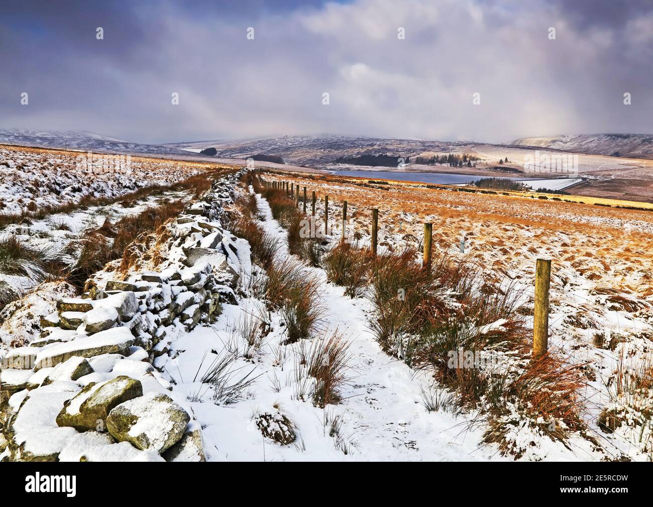 Winter on Widdop Moor #1 Stock Photo