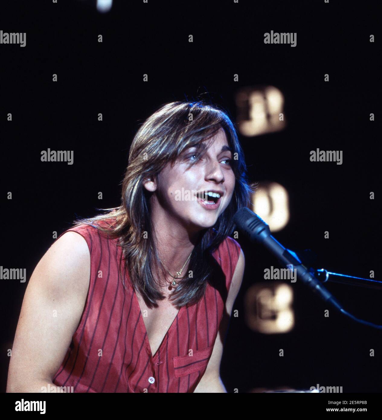 GIANNA NANNINI, italienische Rocksängerin, hier bei einem ARD TV 
