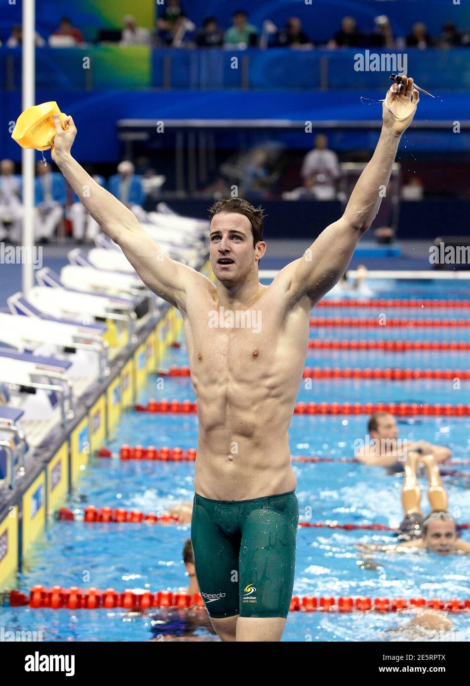 Australias celebrates after winning mens hi-res stock photography and ...
