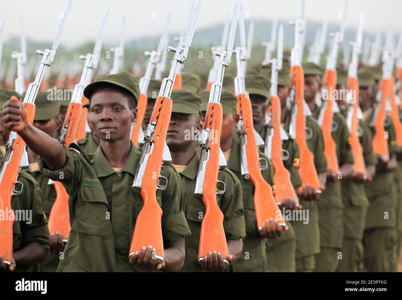Uganda army parade hires stock photography and images Alamy