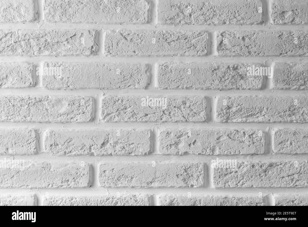 Modern white brick wall texture for background Stock Photo - Alamy