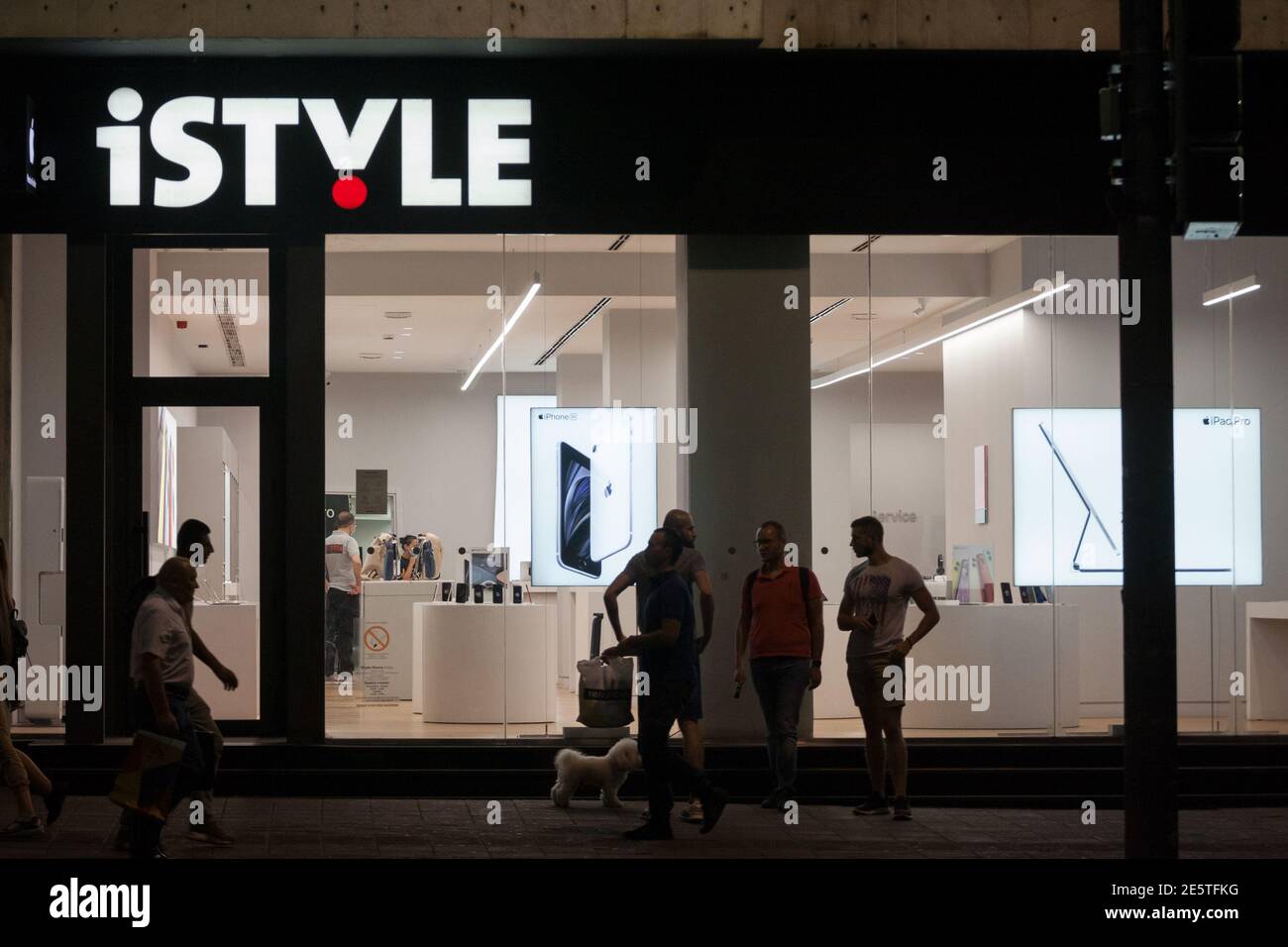 BELGRADE, SERBIA - SEPTEMBER 9, 2020: iStyle logo on front of their store  in Belgrade. iStyle is a chain of Apple premium resellers in Central and  Eas Stock Photo - Alamy